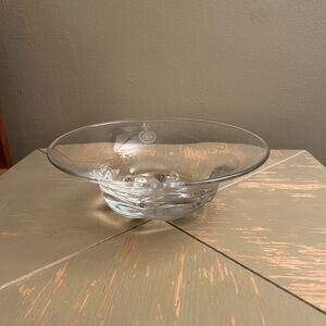 Vintage Orrefores 1972 Glass Art Bowl